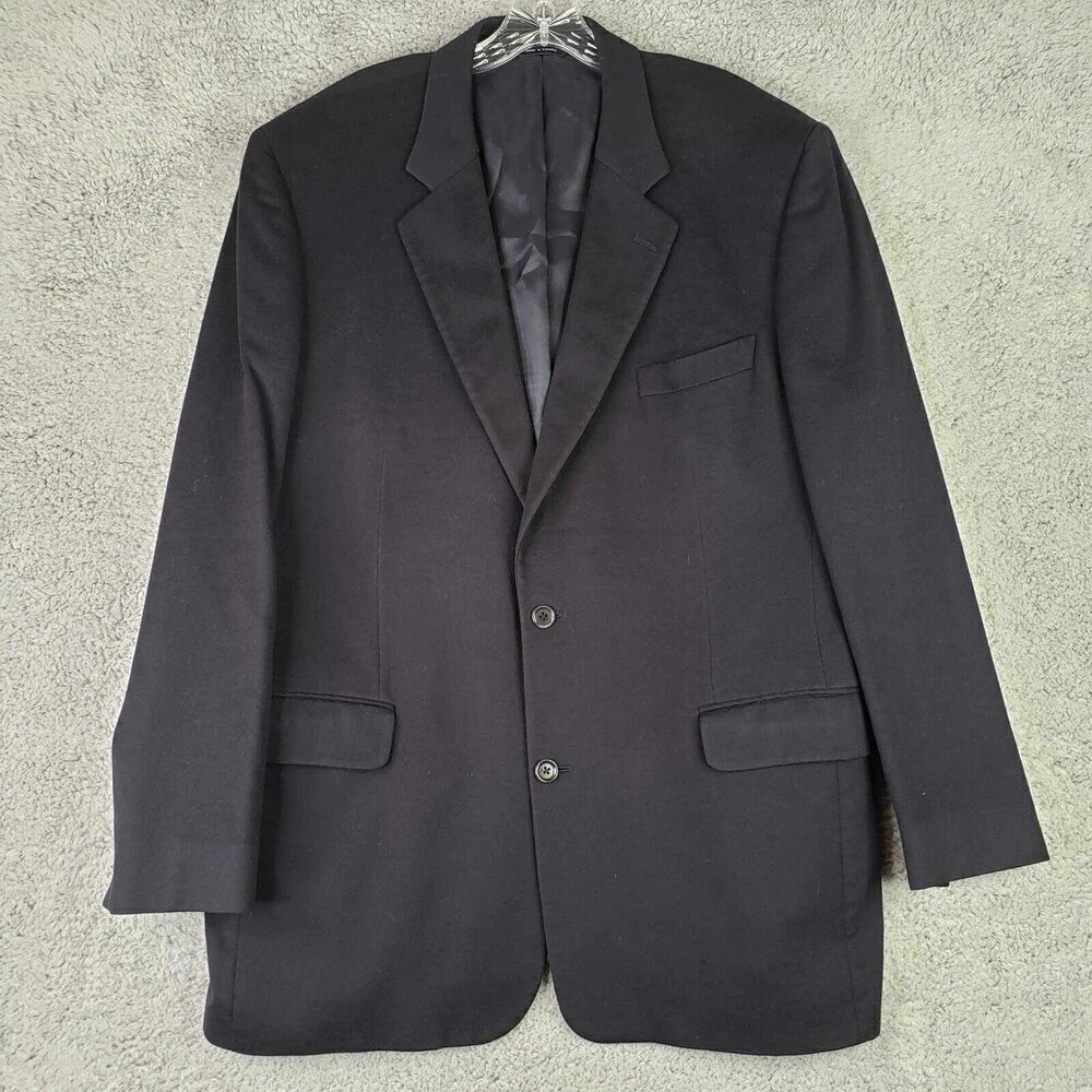 Brooks Brothers Loro Piana Cashmere Mens Blazer 45 L Sport Coat Jacket Suit Blue - Picture 10 of 16